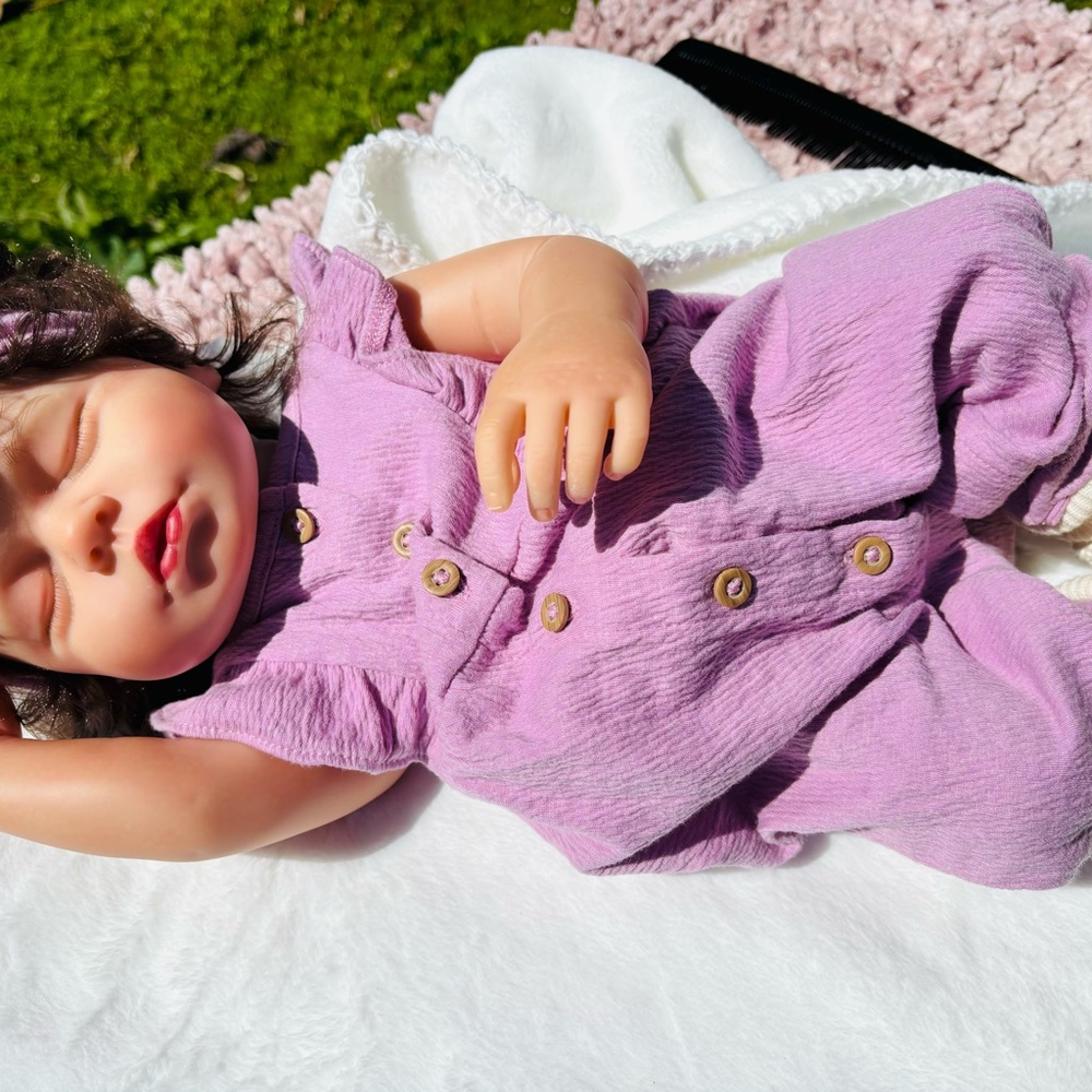 Beautiful New Reborn Baby Girl Doll-Life Like With Silicone Vinyl Body